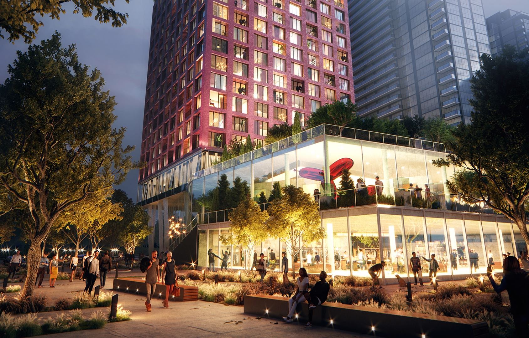 CG Tower Condos rendering