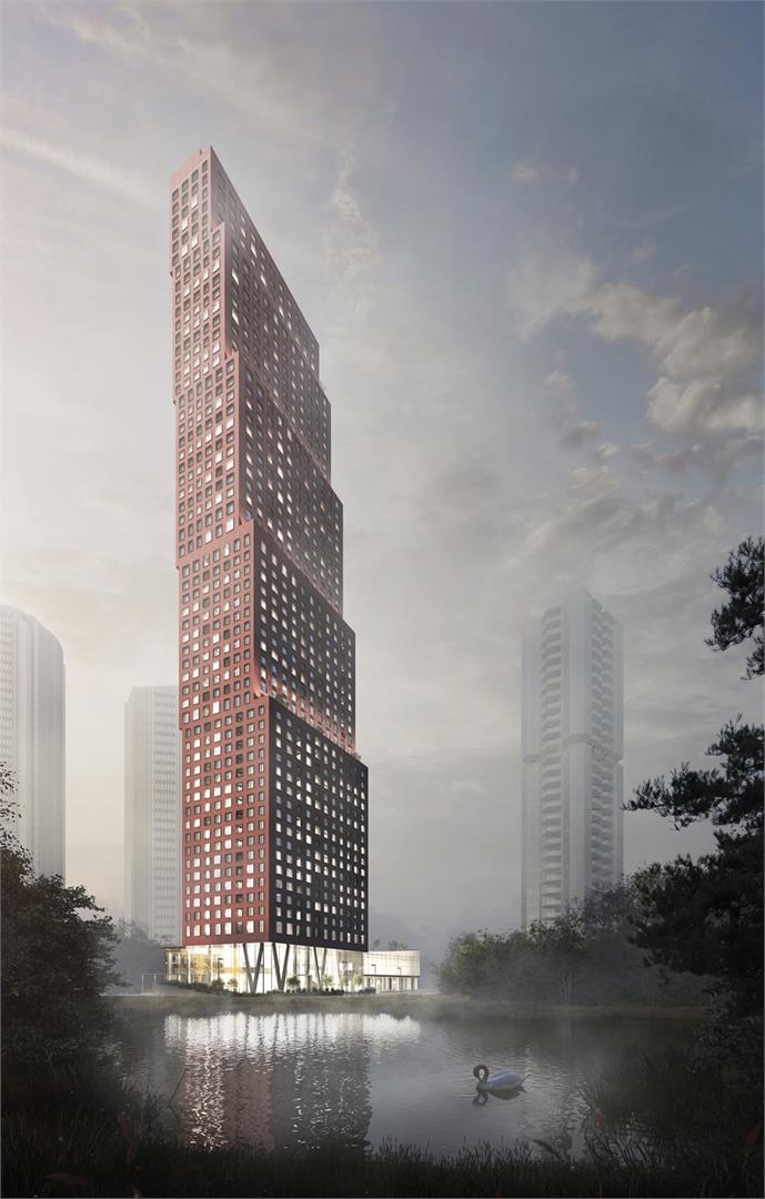 CG Tower Condos rendering