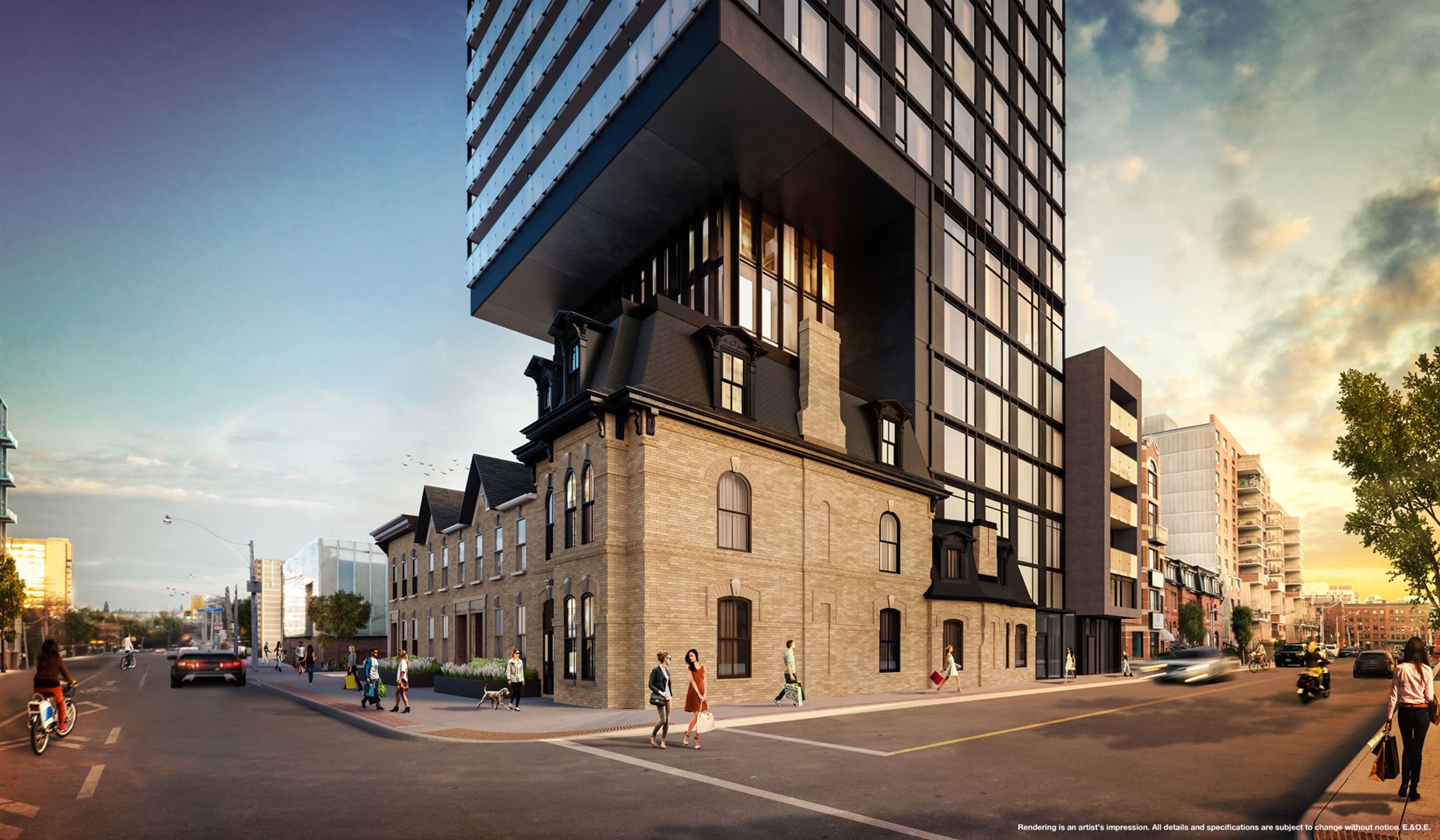 The Garden District Condos rendering