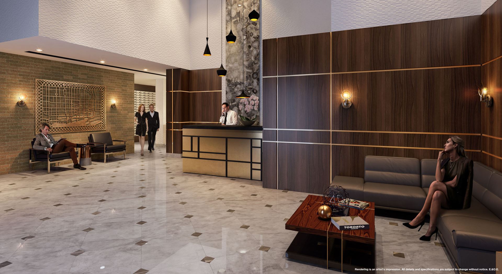 The Garden District Condos rendering