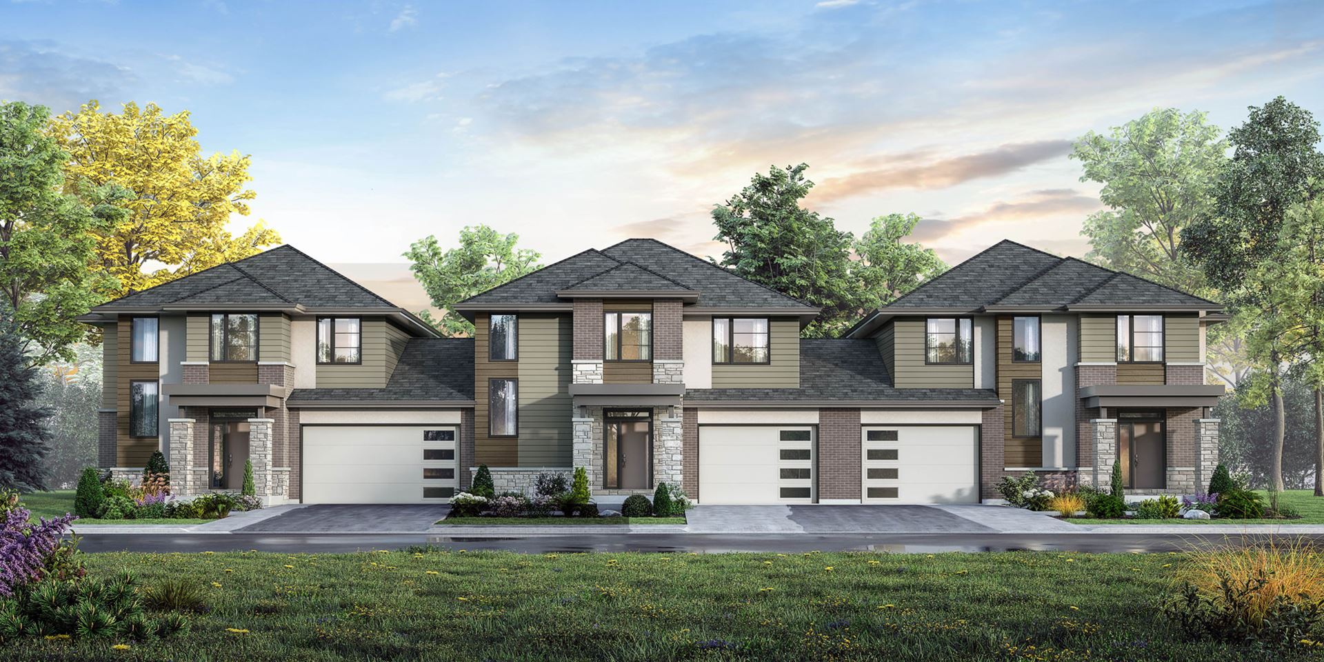 Lusso Urban Towns rendering