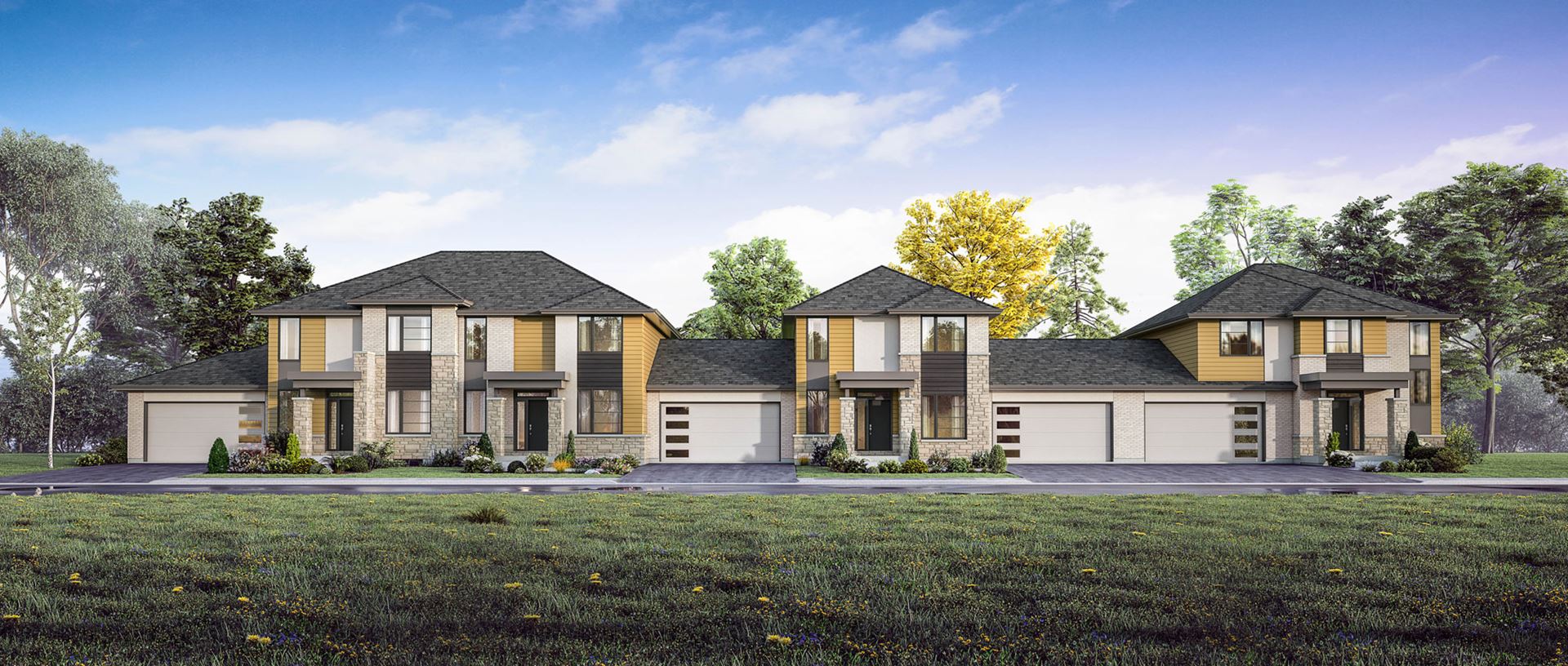 Lusso Urban Towns rendering