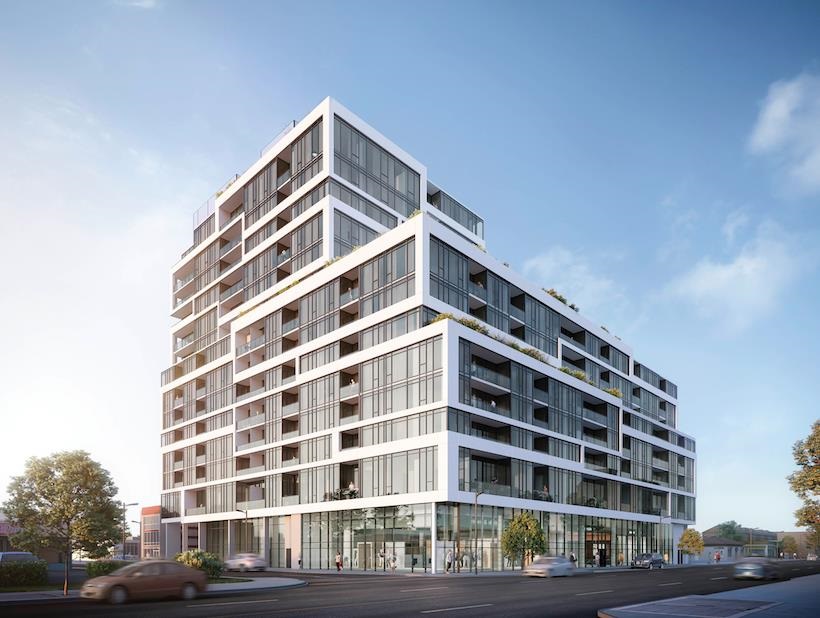 859 West Condos rendering