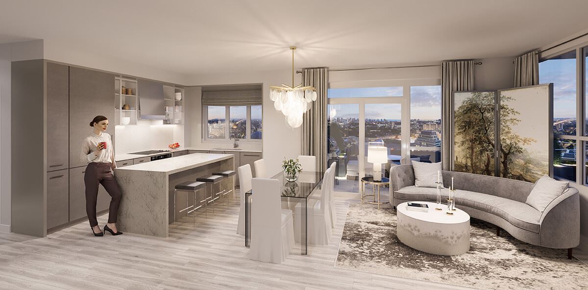 Gallery Condos + Lofts rendering