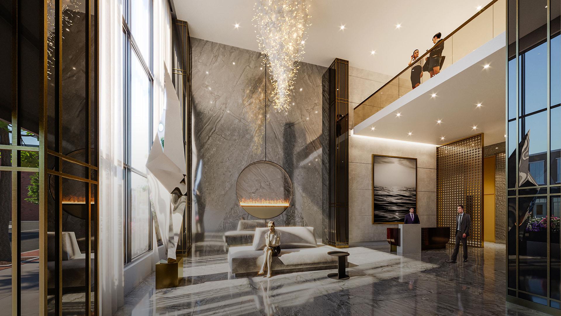 Gallery Condos + Lofts rendering