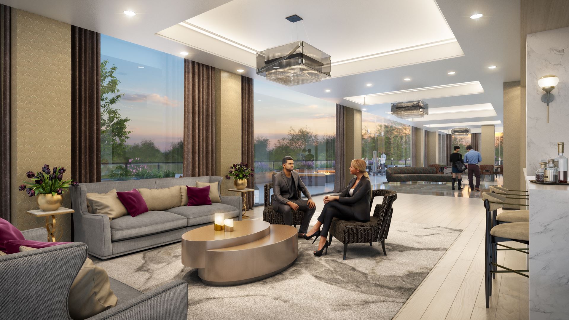 ORO at Edge Towers rendering