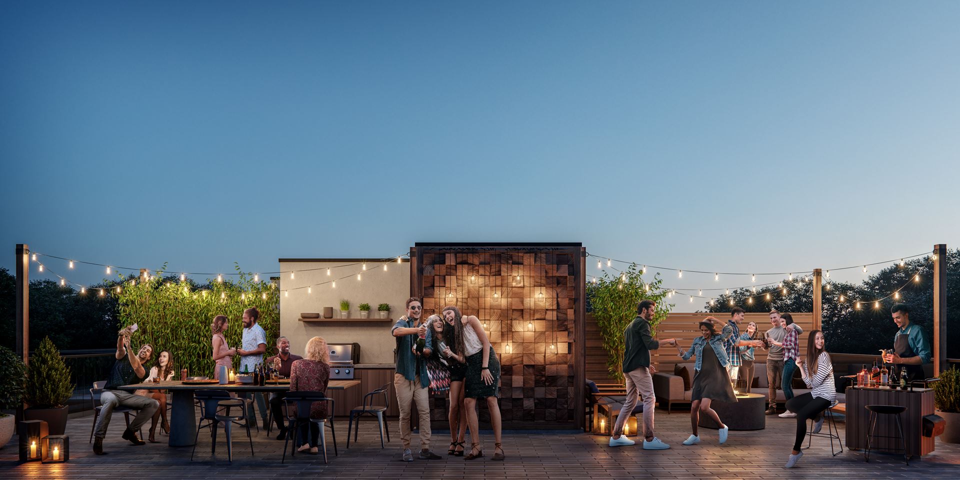 BT Modern Towns Bayview Village rendering