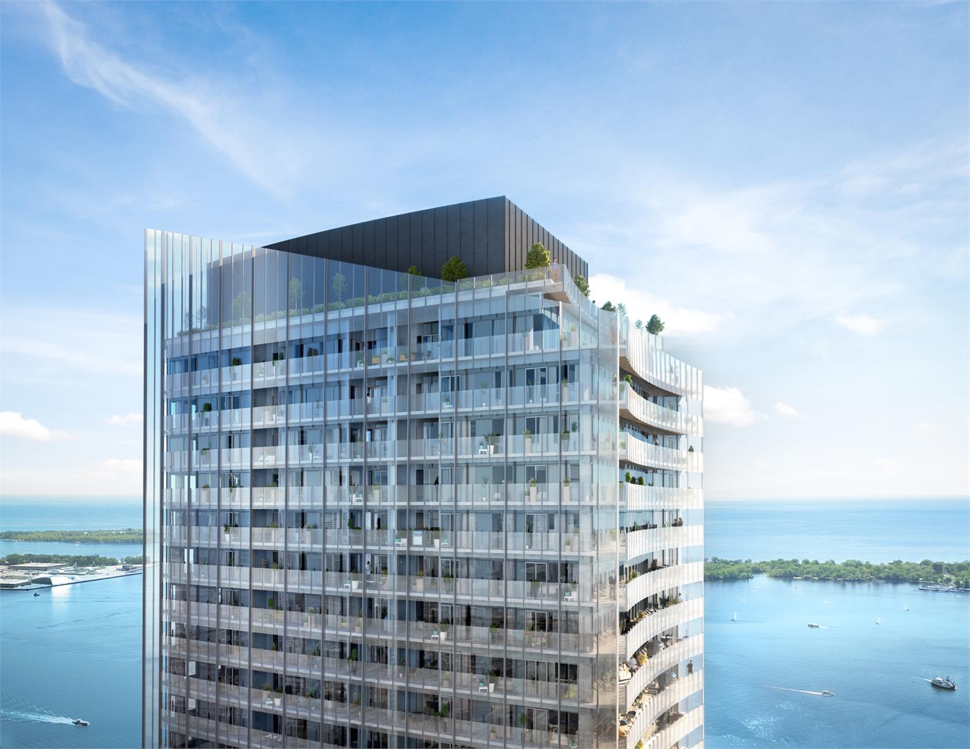 Lakeside Residences - Lake Suites rendering