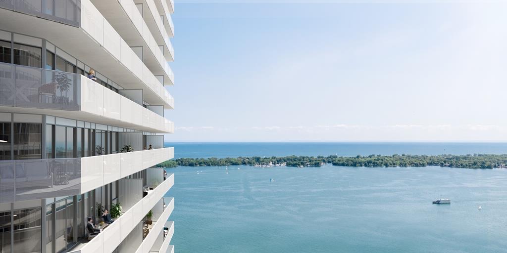 Sugar Wharf Condos - West Tower rendering