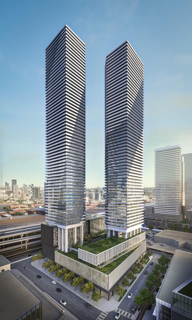 Sugar Wharf Condos - West Tower rendering