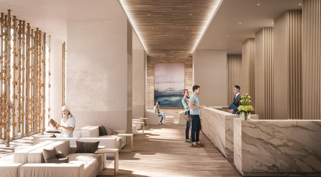 Sugar Wharf Condos - West Tower rendering