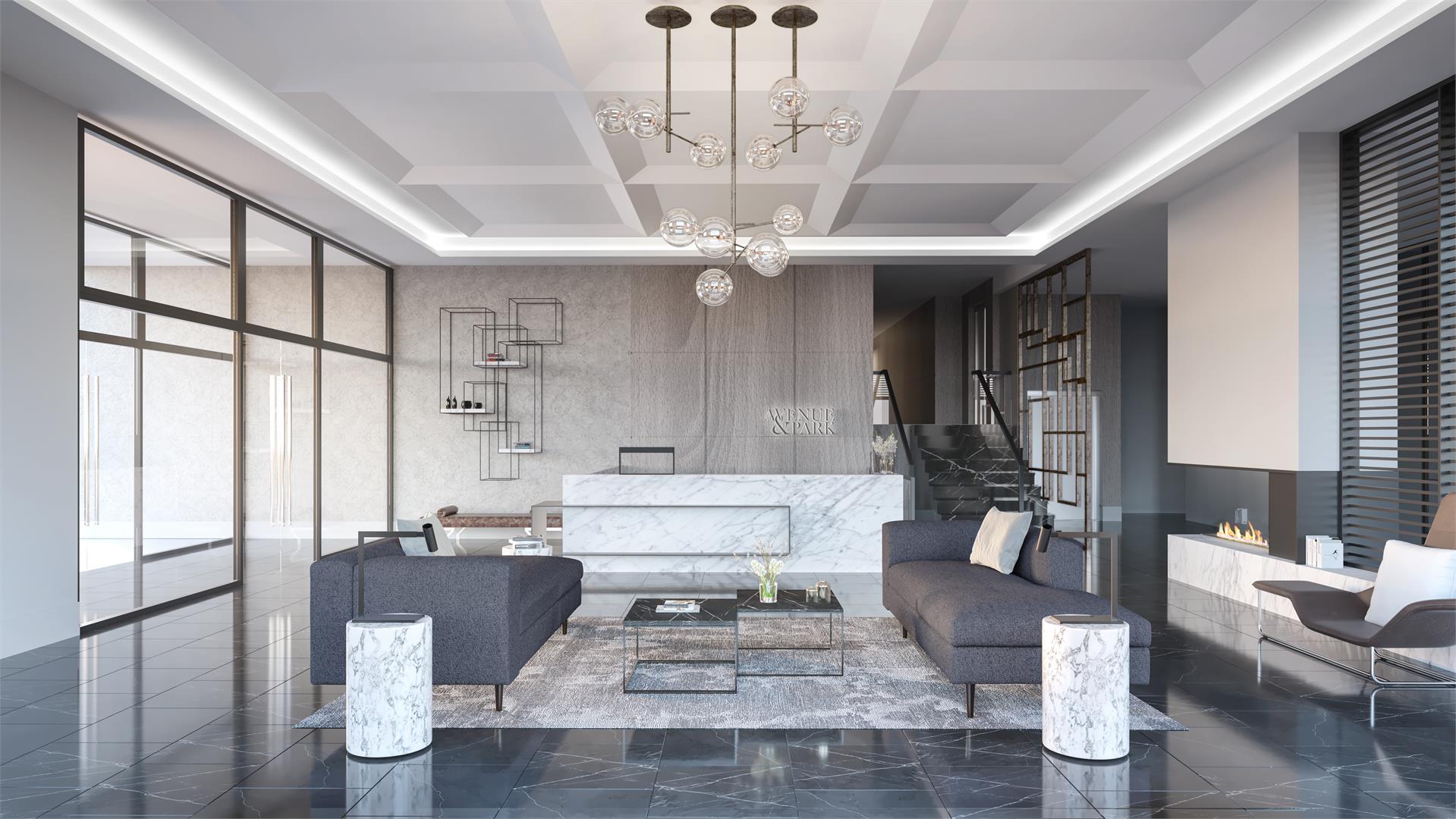 Avenue & Park Condos rendering