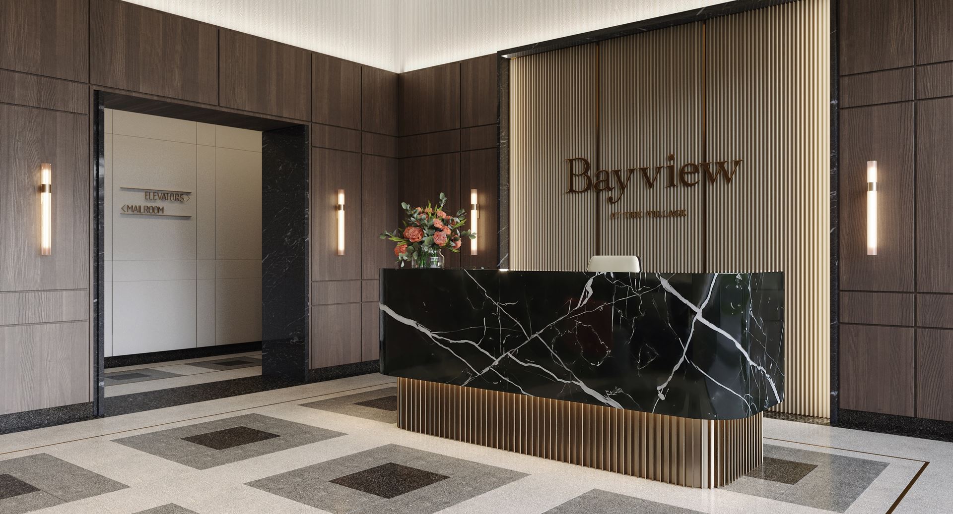 Bayview at The Village rendering