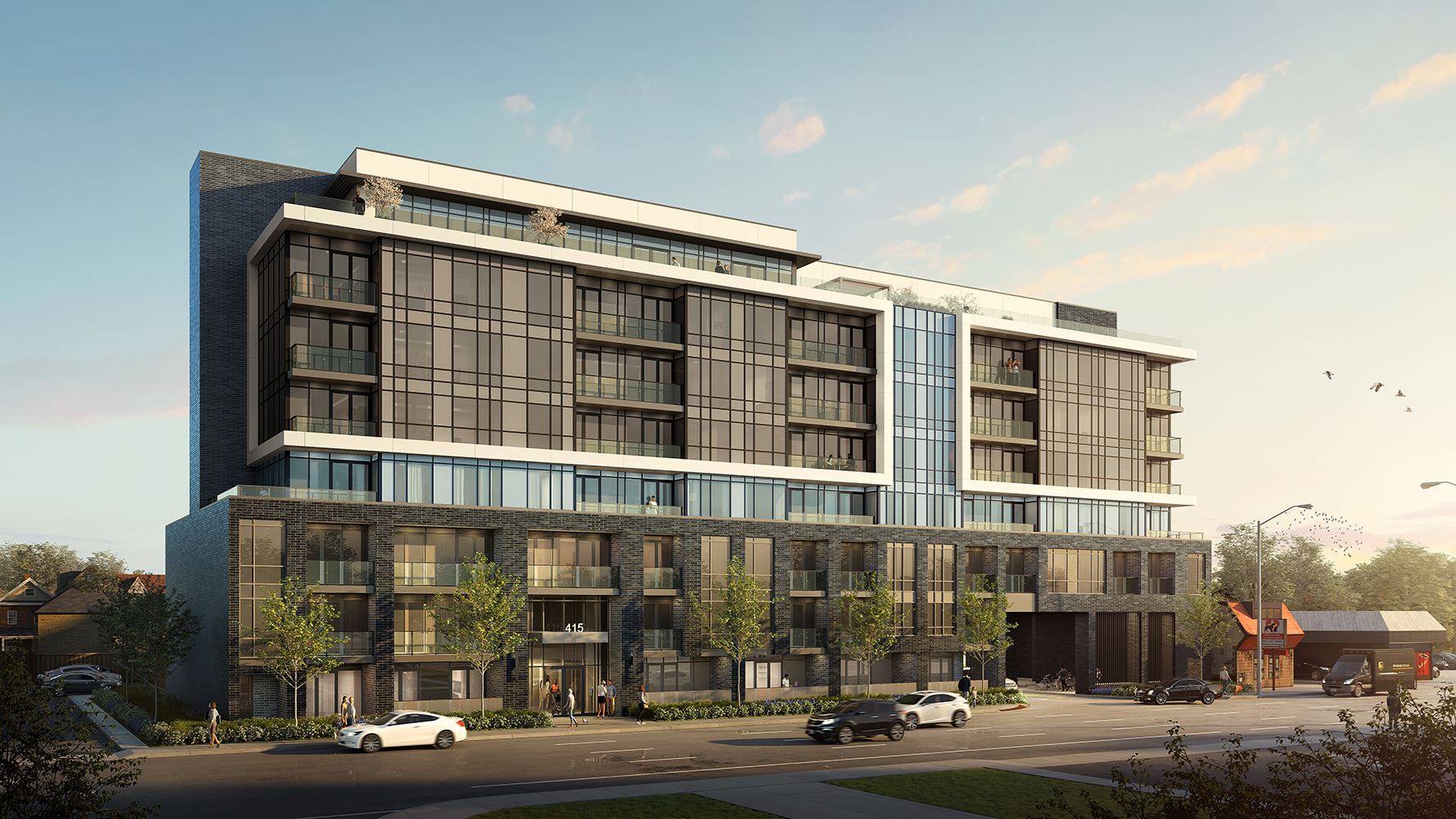 Westgate on Main Condos rendering
