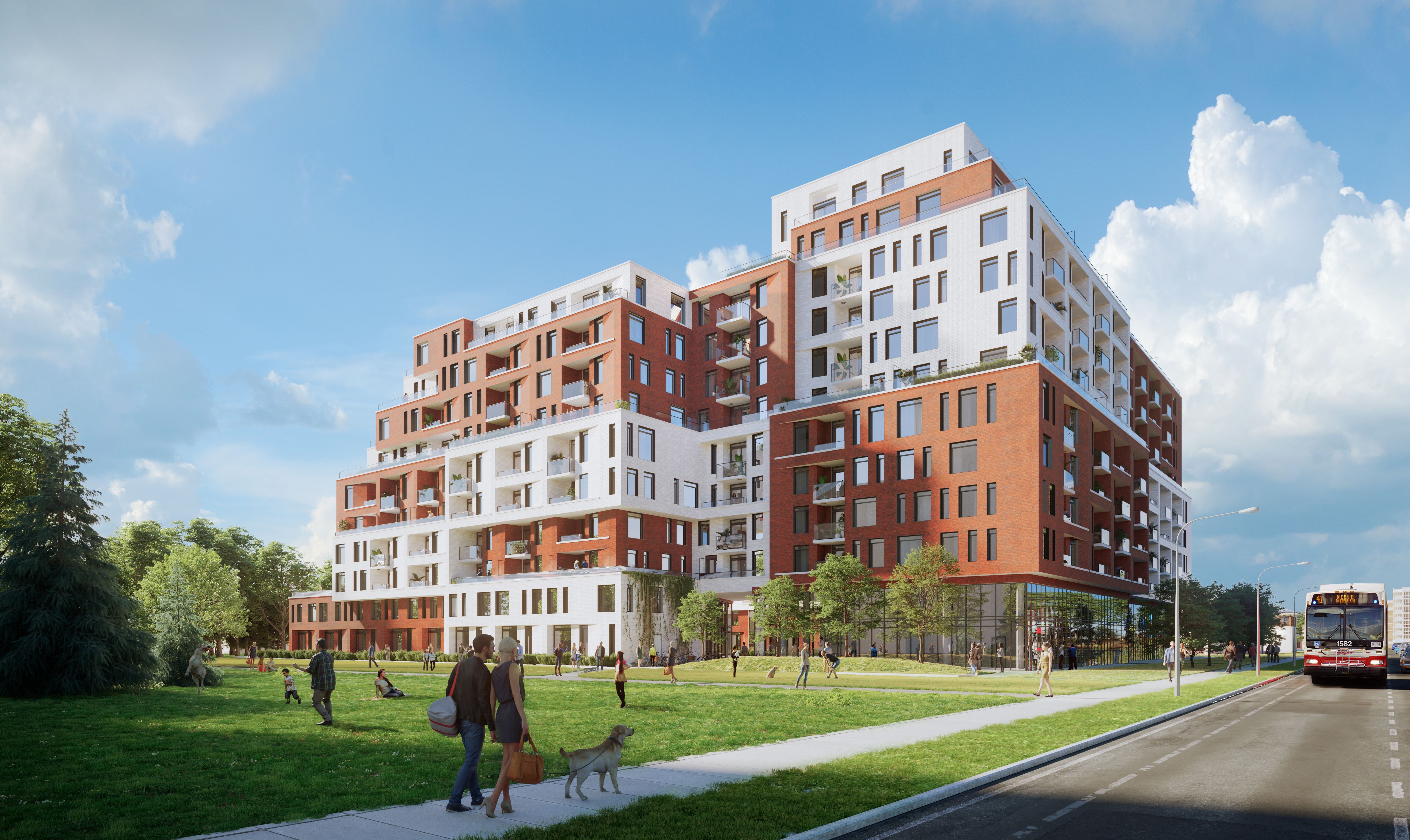 The Keeley Condos rendering