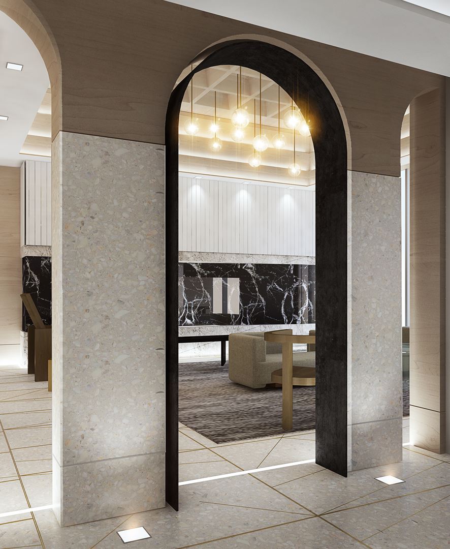 Crest at Crosstown rendering