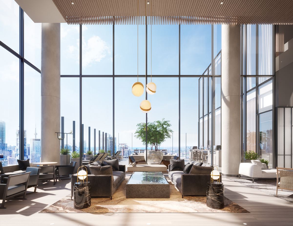 55C Condos rendering