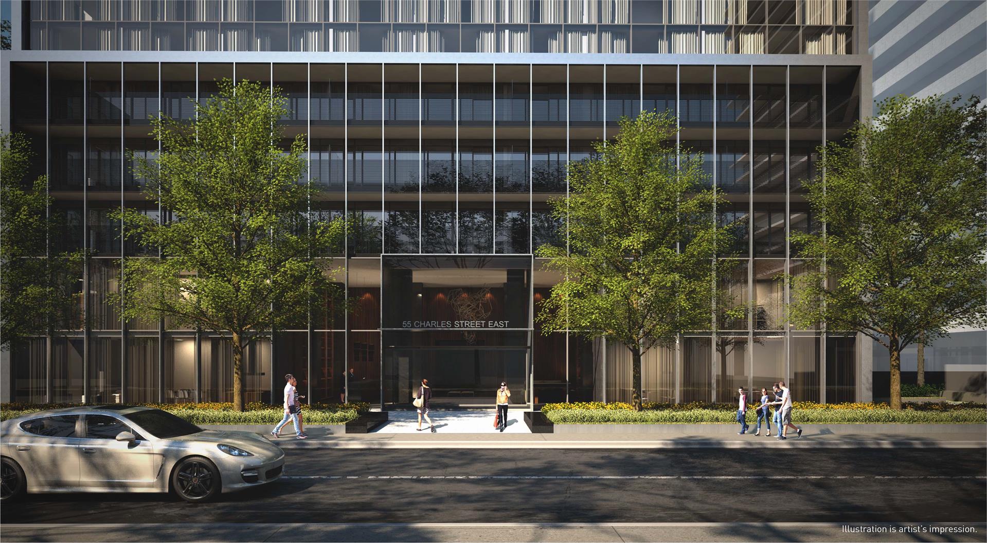 55C Condos rendering