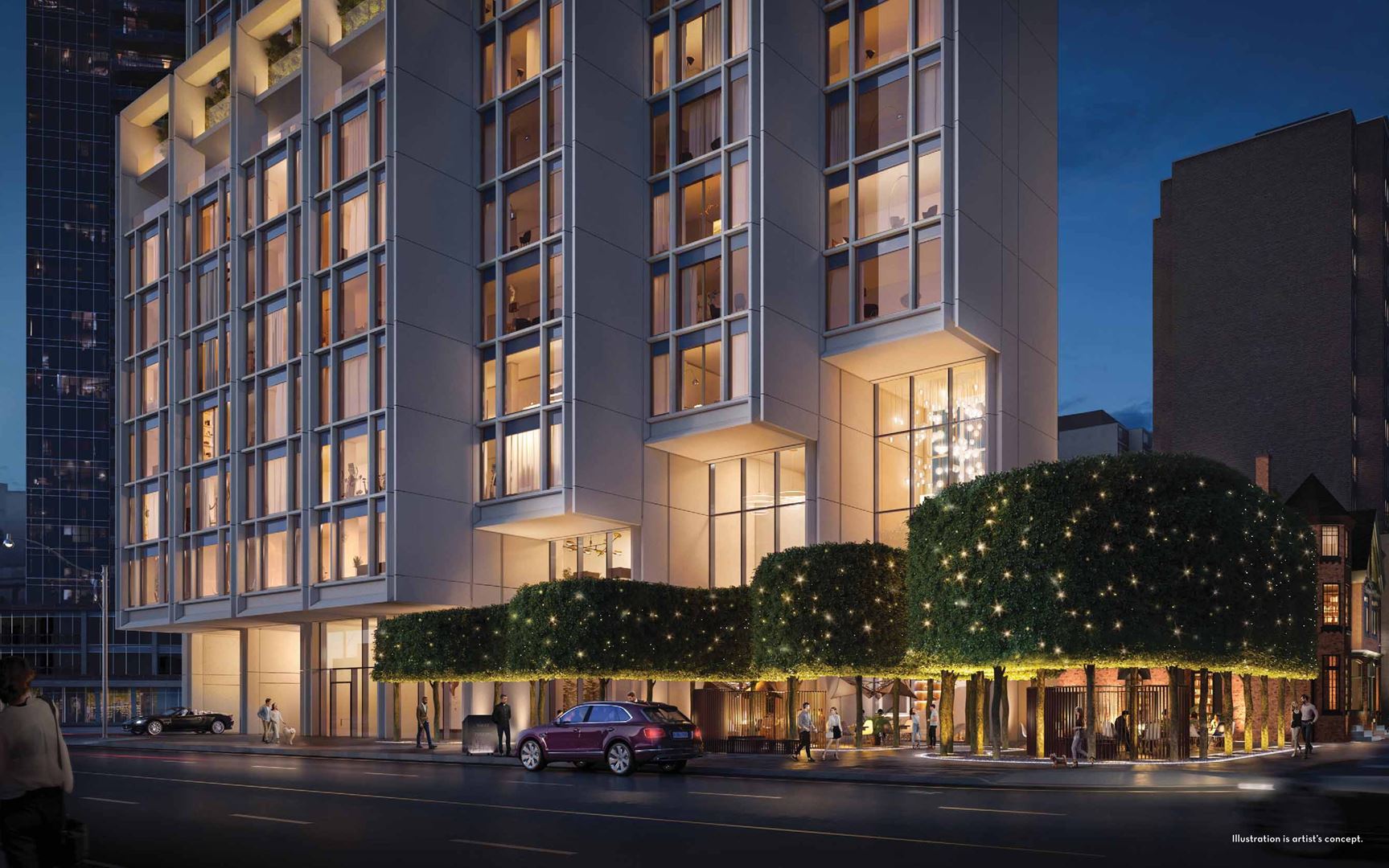 Fifty Scollard Condos rendering