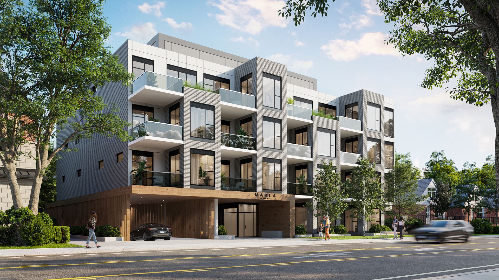 Marla On The Park Condos rendering