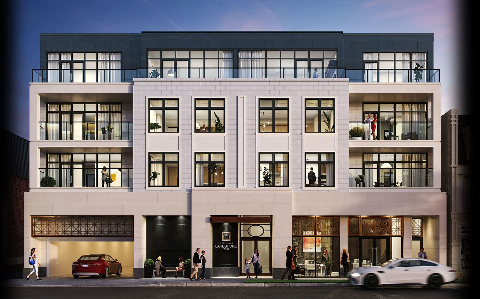 67 Lakeshore West Luxury Condominiums rendering