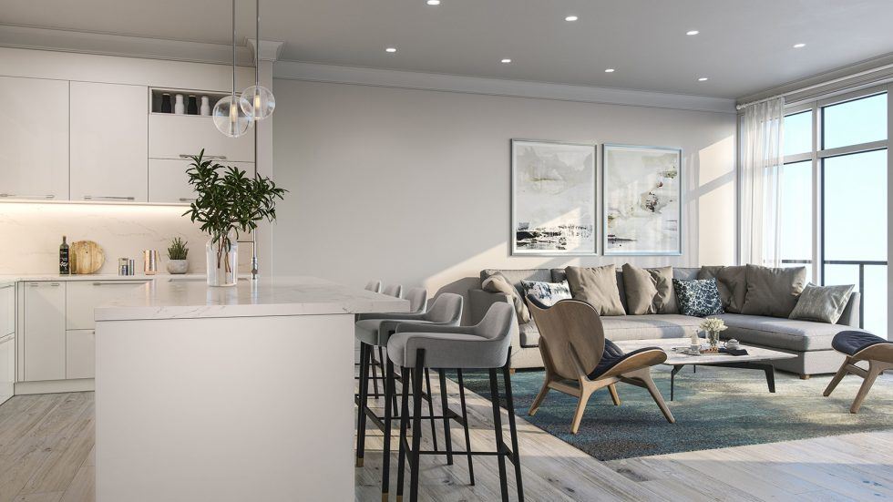 67 Lakeshore West Luxury Condominiums rendering