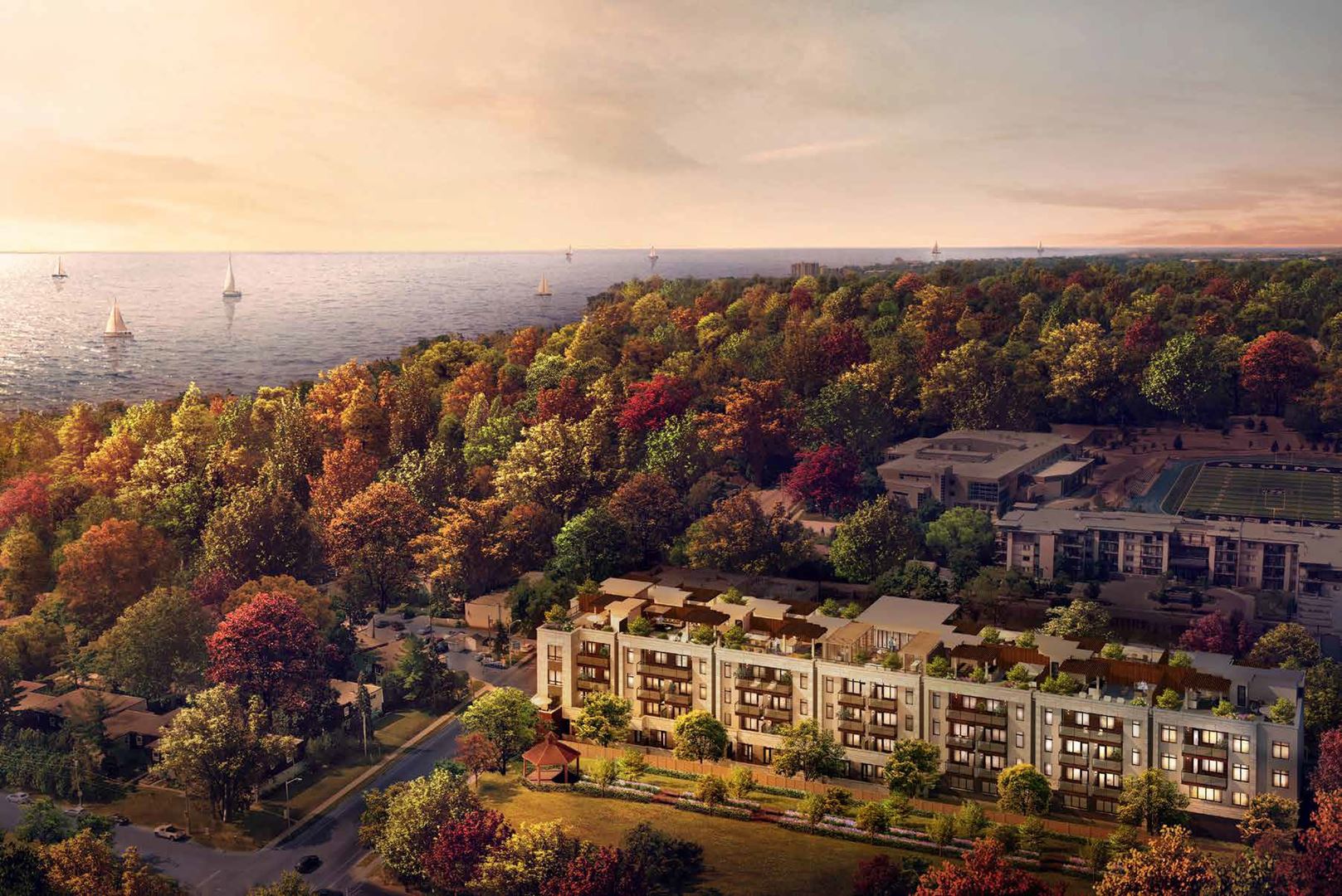 Berkshire Residences rendering