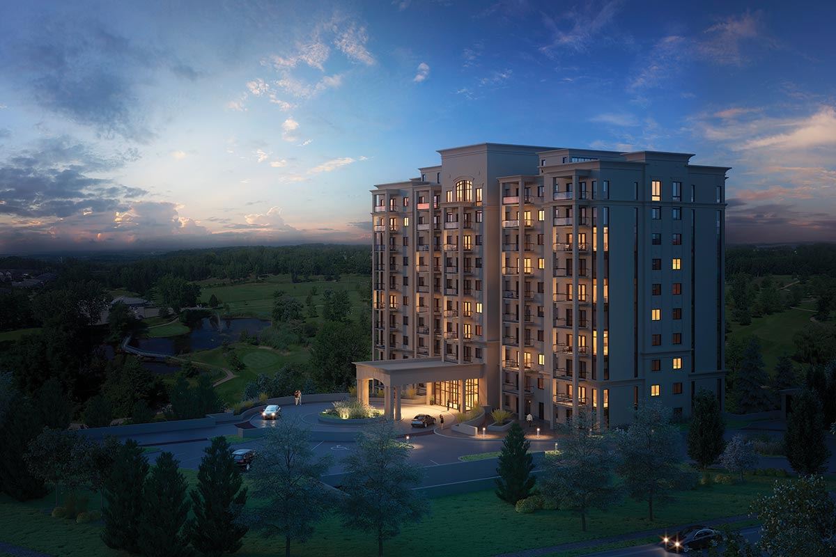 Claret on St Paul Condos rendering