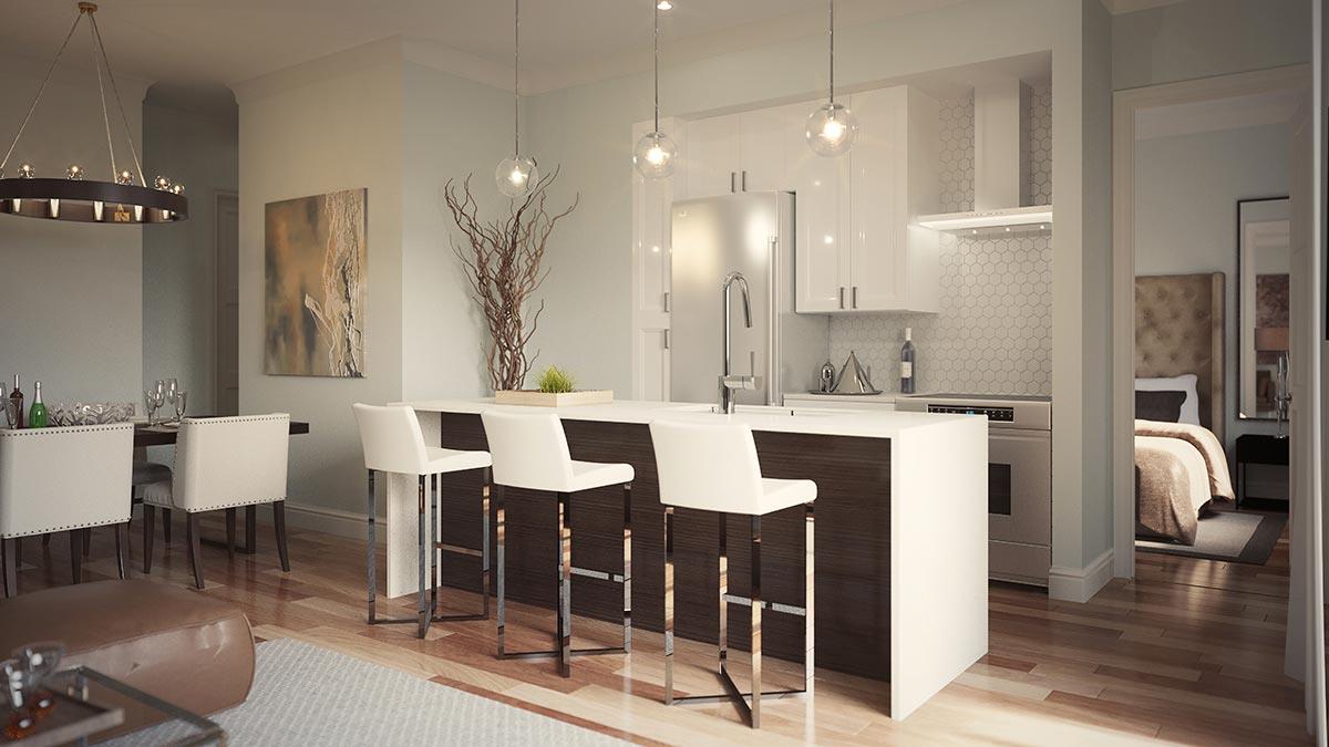 Claret on St Paul Condos rendering