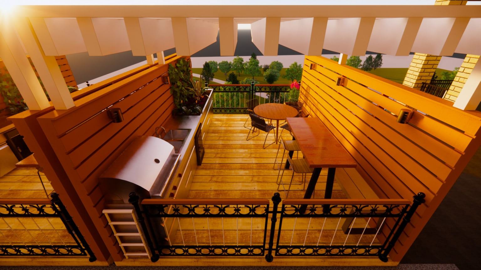 Beasley Park Lofts rendering