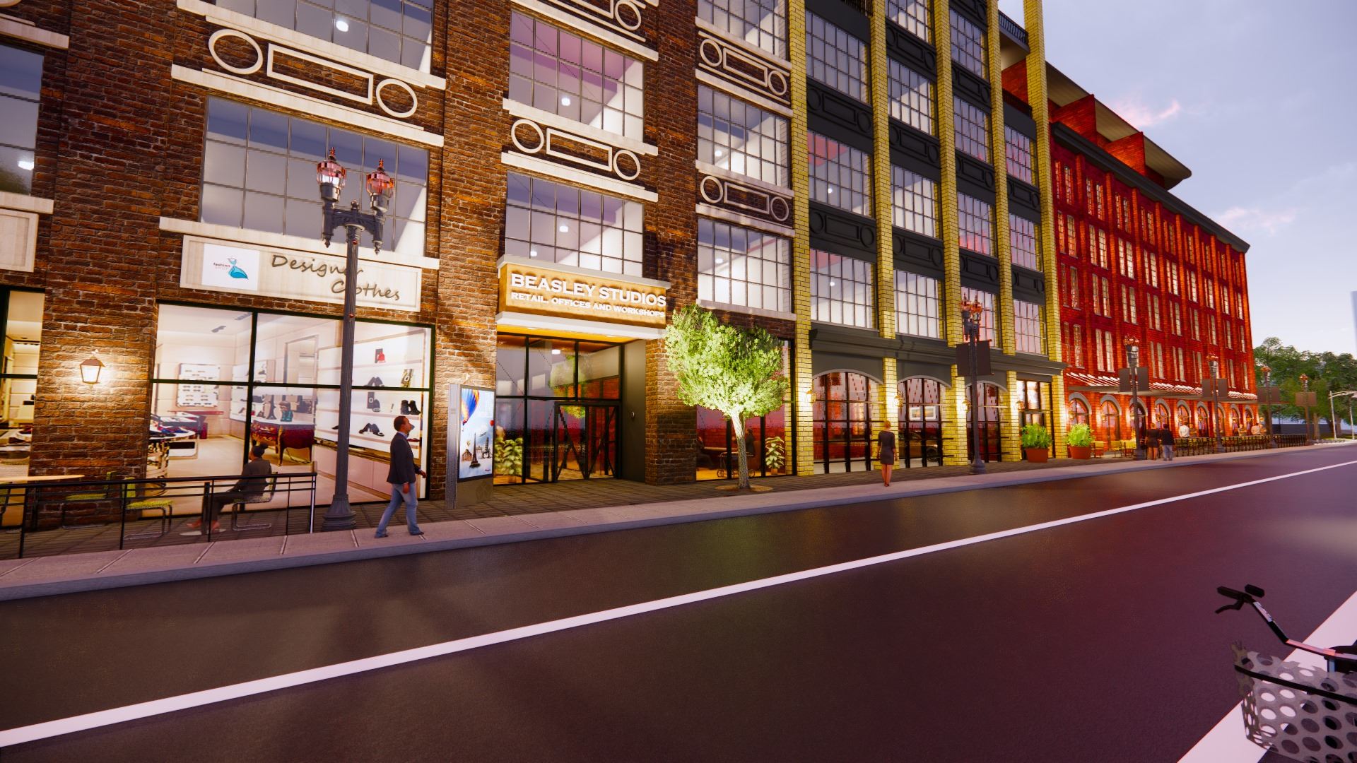 Beasley Park Lofts rendering