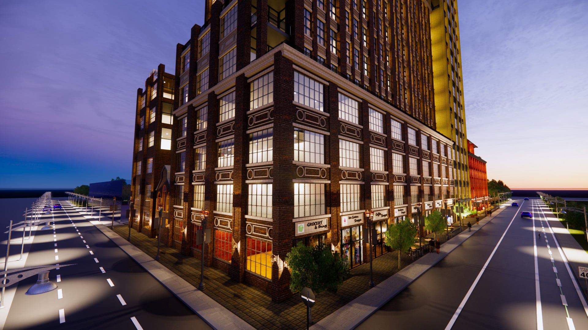 Beasley Park Lofts rendering