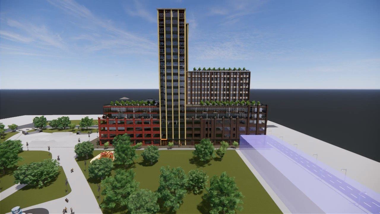 Beasley Park Lofts rendering
