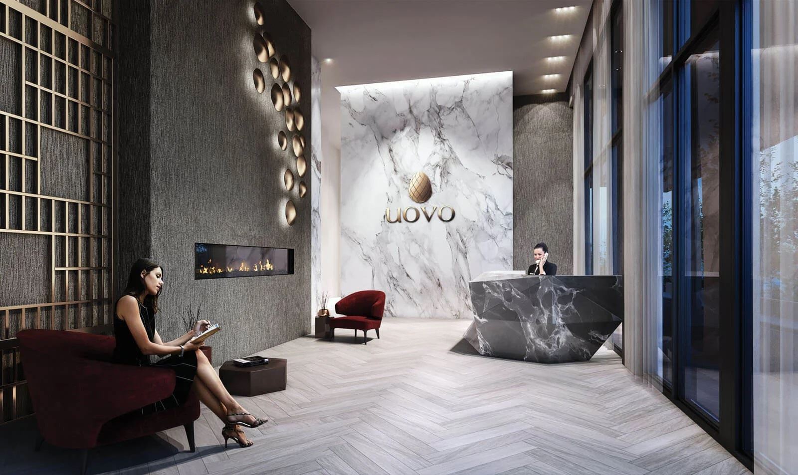 UOVO Boutique Residences rendering