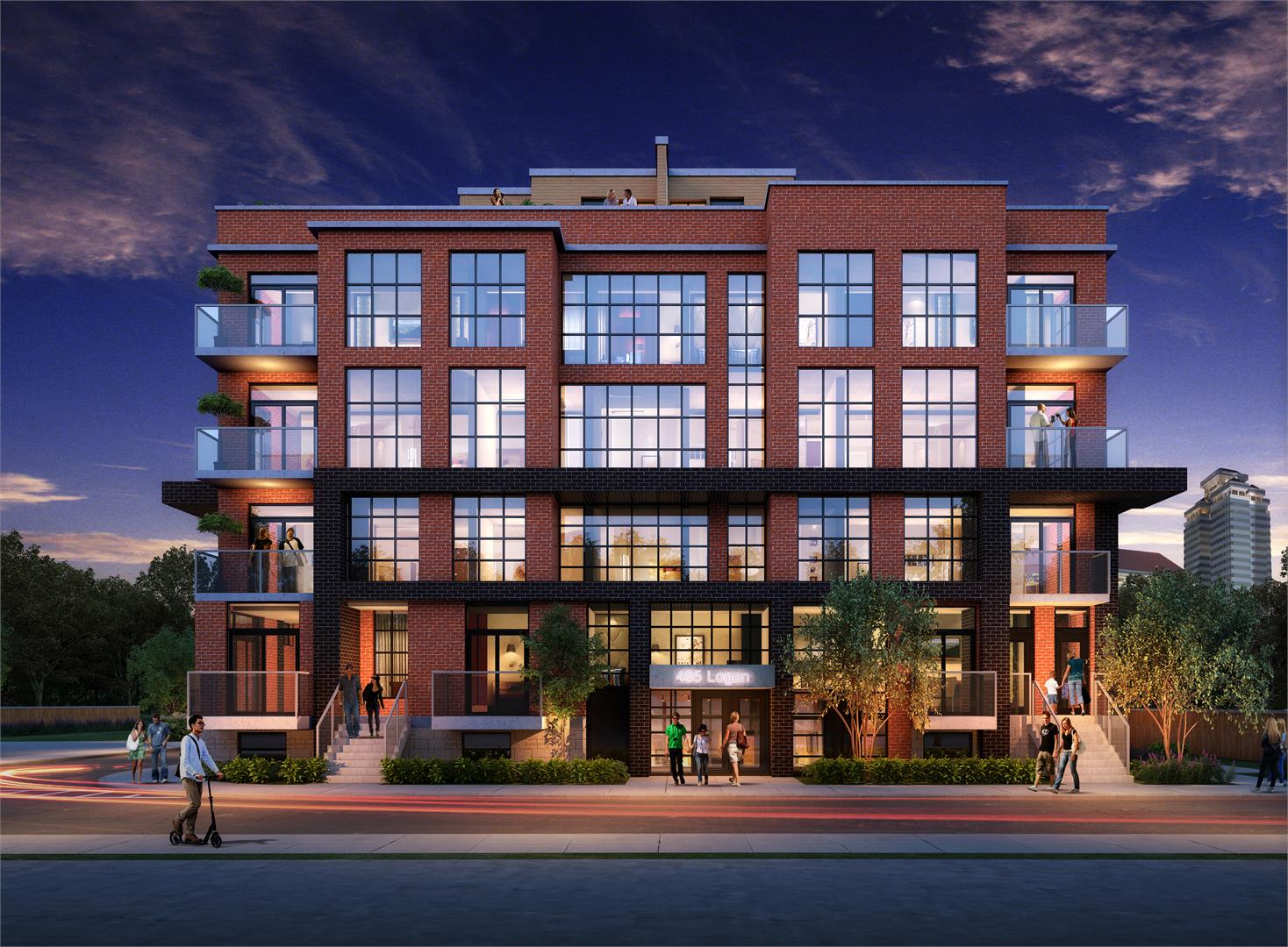 Elevate at Logan Towns rendering