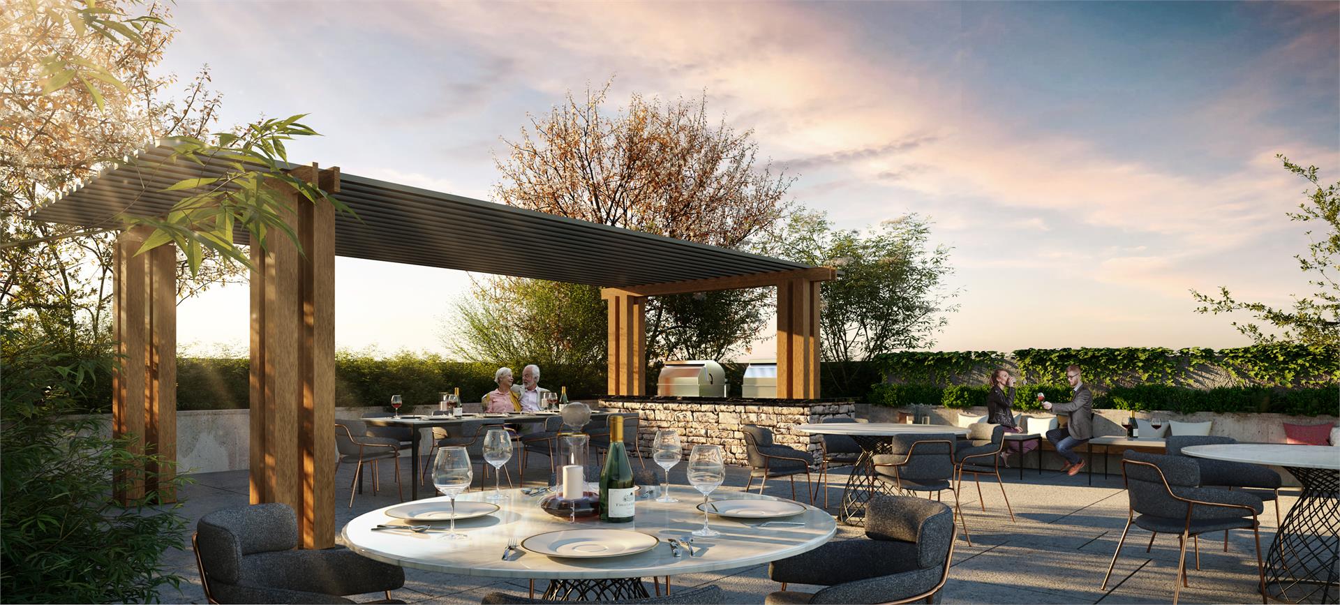 The Davis Residences at Bakerfield rendering