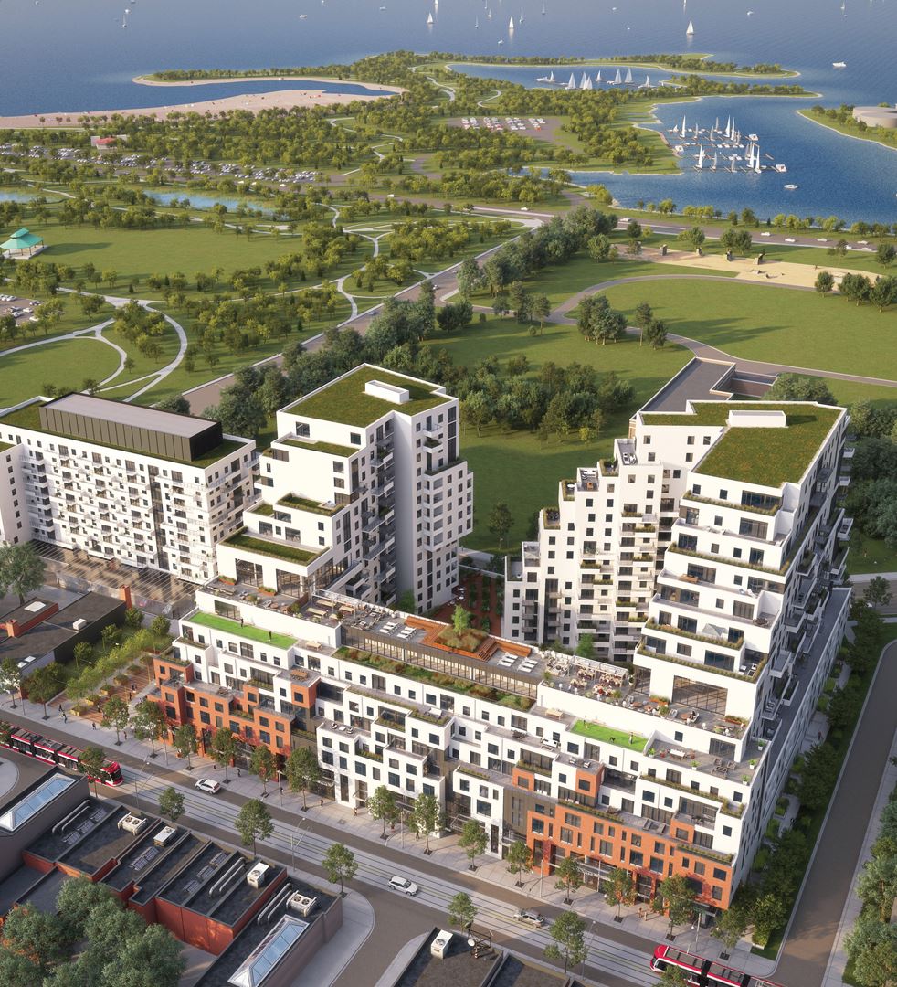 Queen & Ashbridge Condos rendering