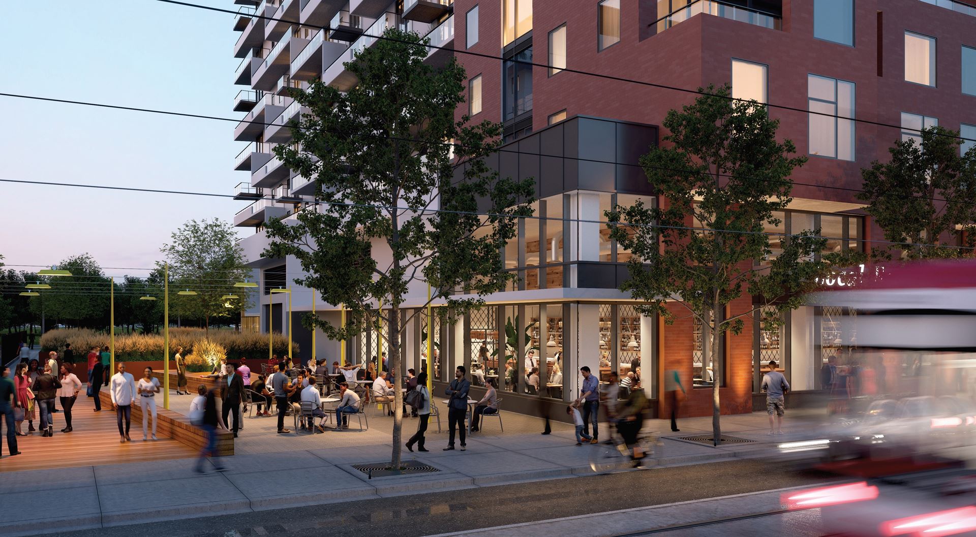 Queen & Ashbridge Condos rendering