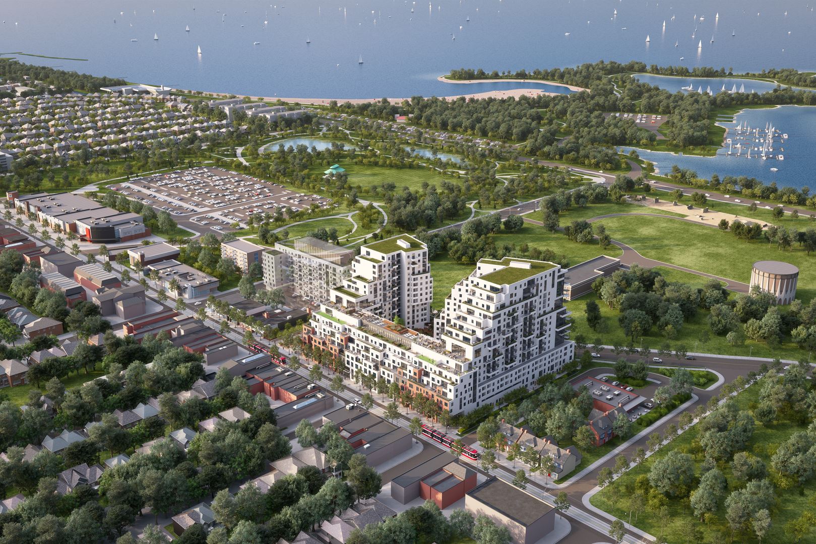 Queen & Ashbridge Condos rendering