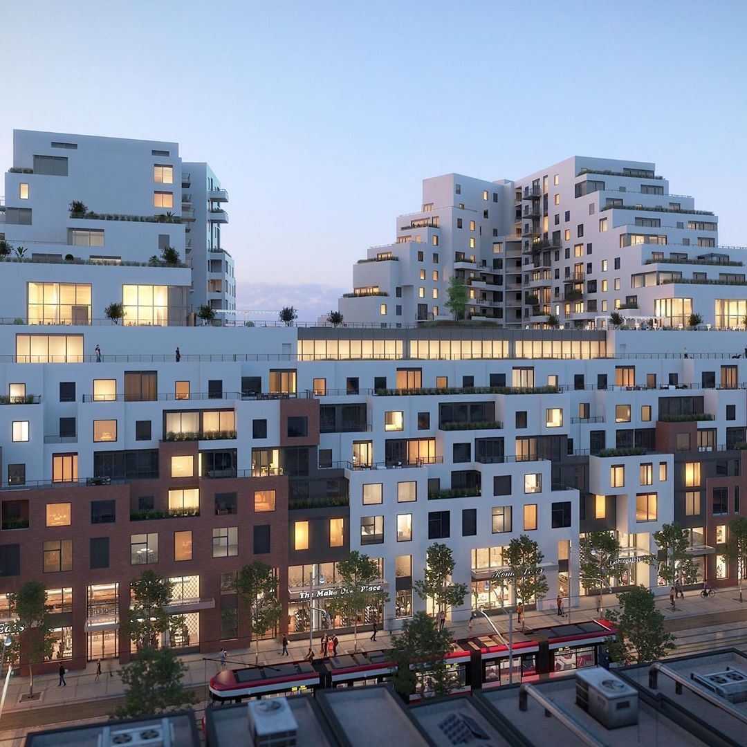 Queen & Ashbridge Condos rendering