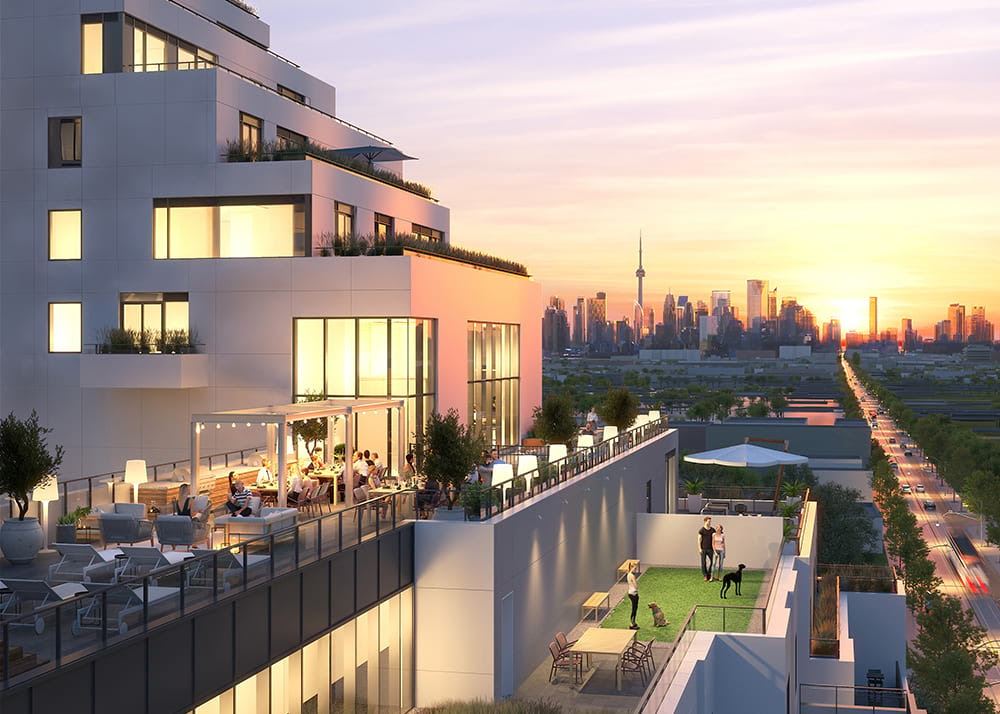 Queen & Ashbridge Condos rendering