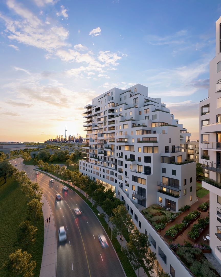 Queen & Ashbridge Condos rendering