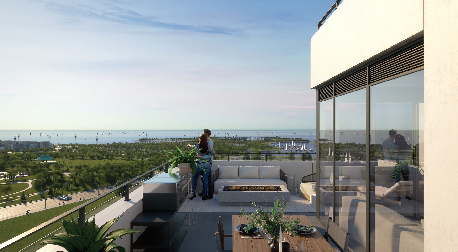 Queen & Ashbridge Condos rendering
