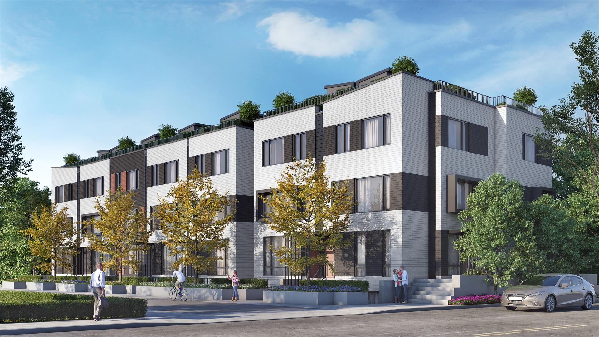 Reunion Crossing Condos & Urban Towns rendering