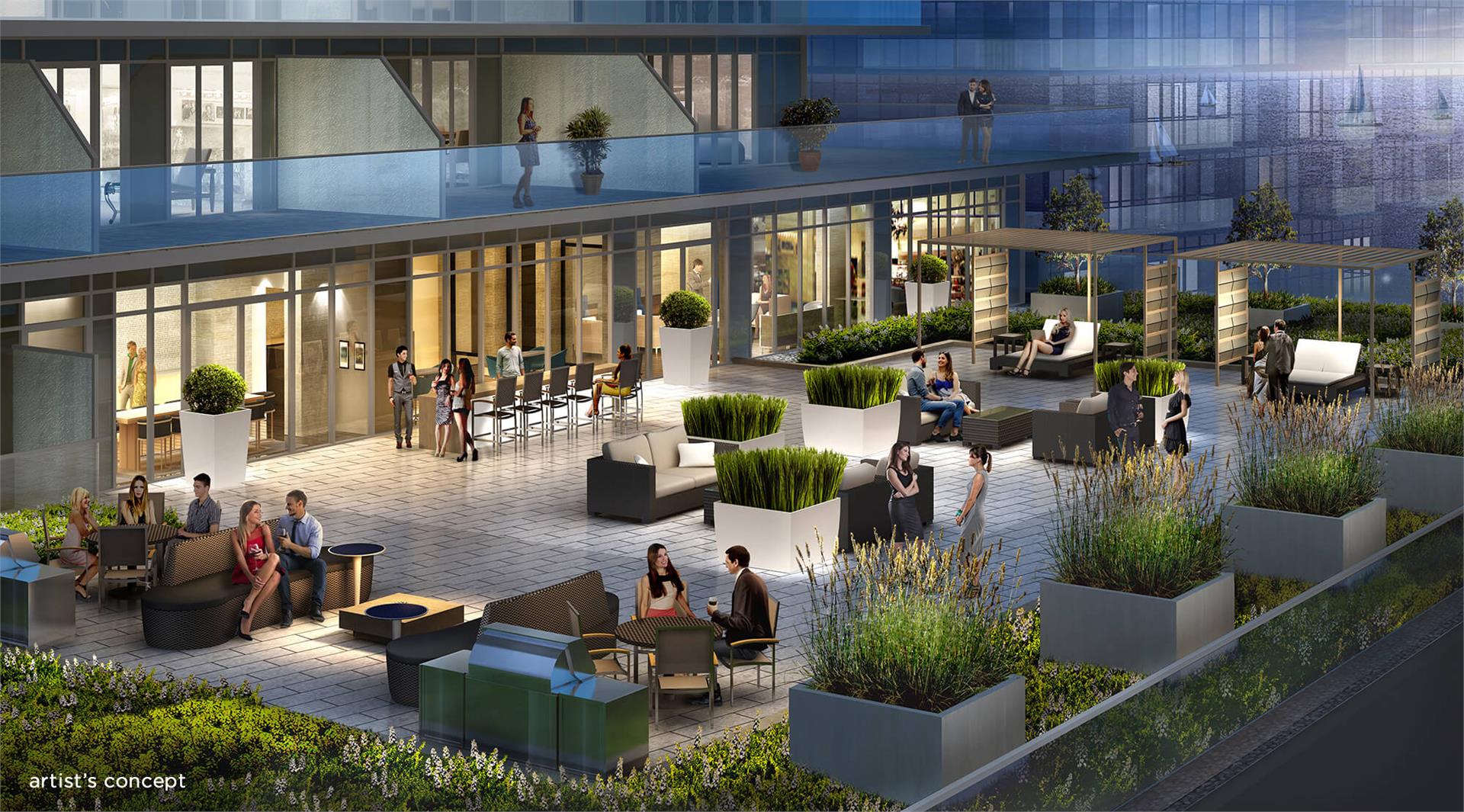 Water's Edge at The Cove rendering