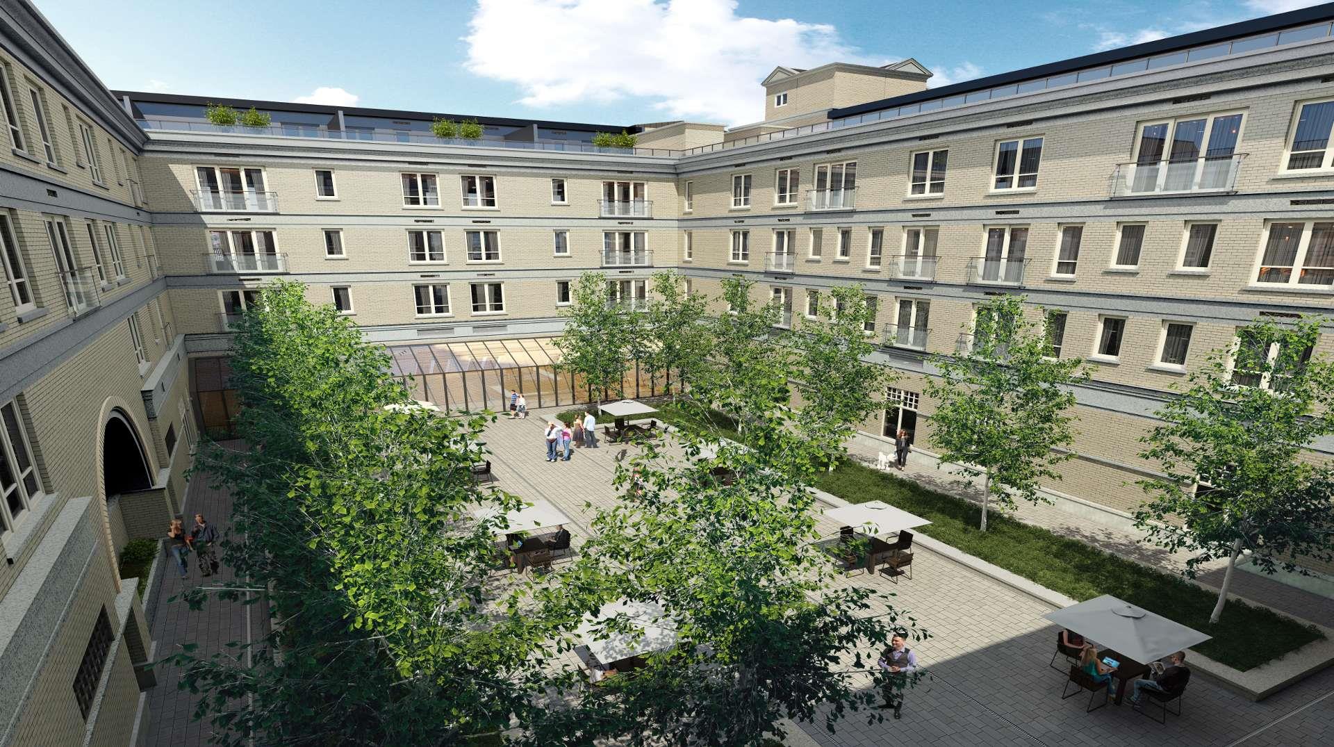 The Courtyards at Cathedraltown rendering