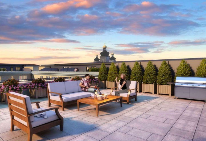 The Courtyards at Cathedraltown rendering