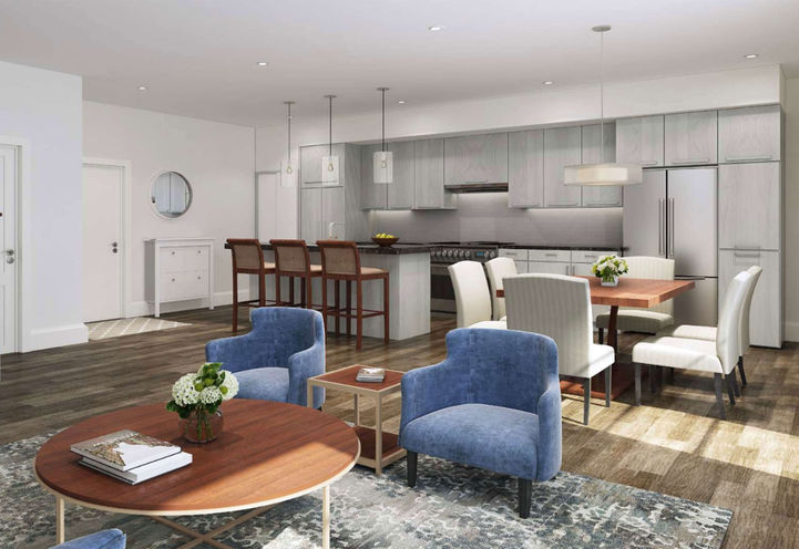 The Courtyards at Cathedraltown rendering