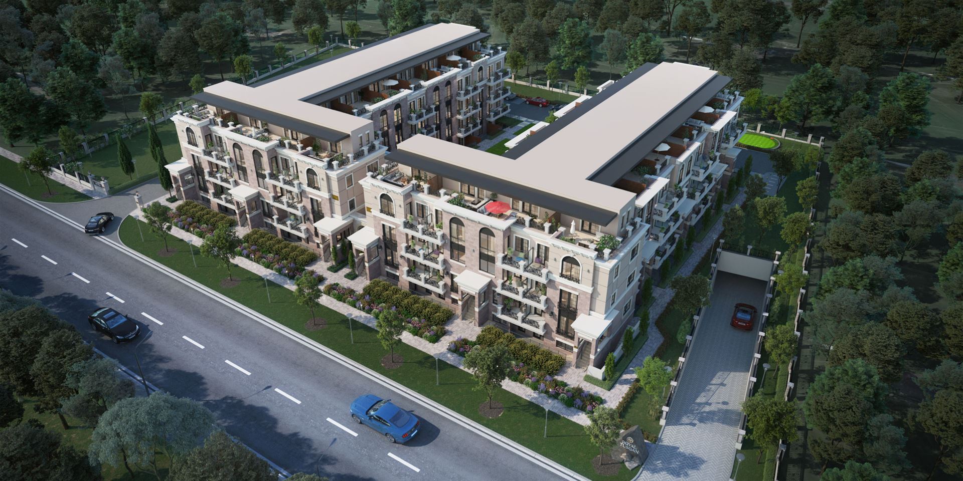 Royal Tuscan - Masterpiece Townhomes rendering