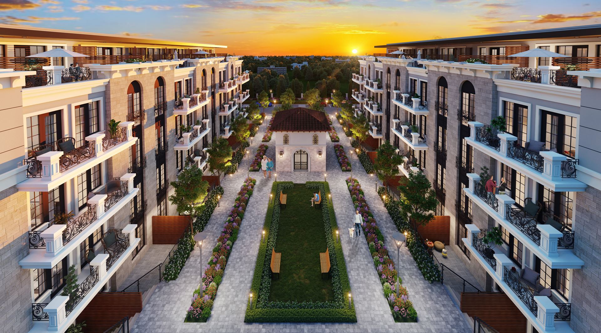Royal Tuscan - Masterpiece Townhomes rendering